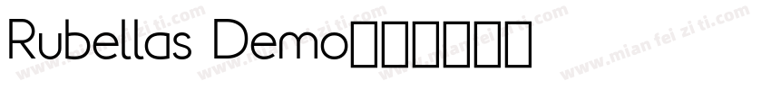 Rubellas Demo字体转换